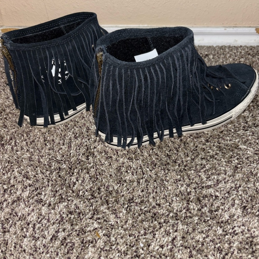 Converse High Top Suede Fringe - image 2